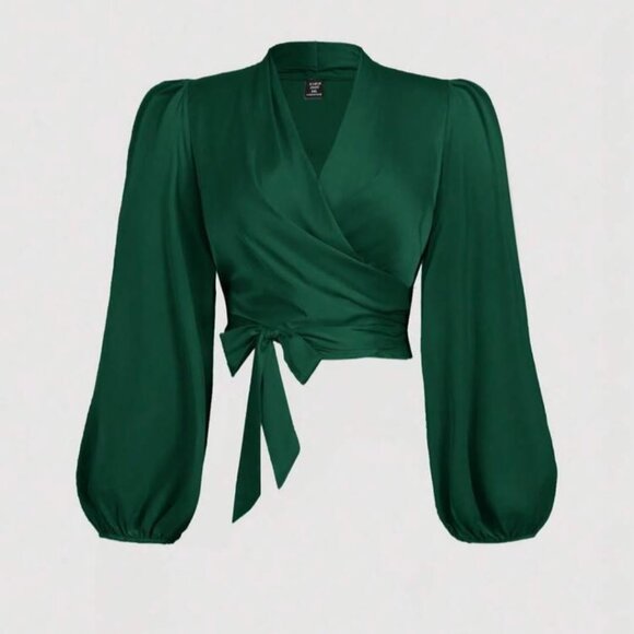 SHEIN Women’s Wrap Blouse | Medium | NWOT - Picture 1 of 3